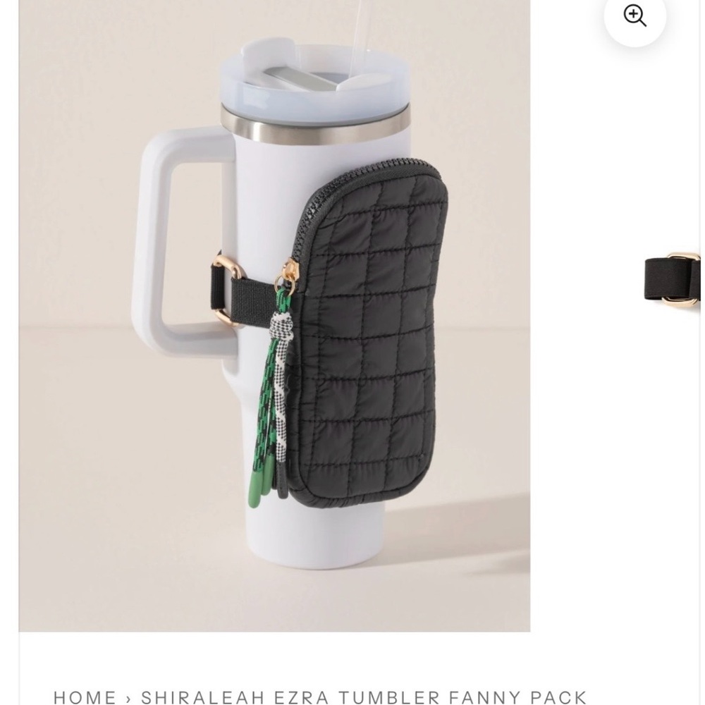 Shiraleah Ezra Tumbler Fanny Pack. Black. NWOT.